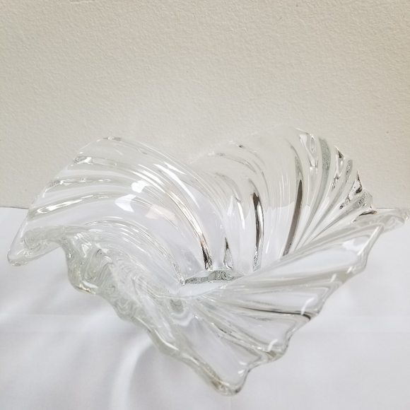 10057 NIB Mikasa Crystal Belle Epoque 11" Dish Bow - Picture 4 of 8